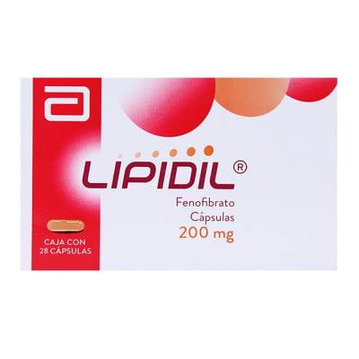 Lipidil 200 mg 28 cápsulas