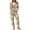 Multicolor, variant on Women's Halloween Pajama Set Long Sleeve Pullover Top and Pants Pumpkin Ghost Print 2-Piece Sleepwear