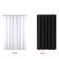 thumbnail image 3 of Yuarrent Forro de cortina de ducha de tela Color sólido a prueba de moho para baño Juegos de accesorios de baño Blanco 280x200cm Yuarrent JJ24956-31B, 3 of 6