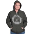 thumbnail image 4 of Mountain Compass Symbolic Spirit Zip Up Hoodie Men's Women's Brisco Brands 5X, 4 of 6