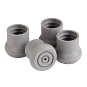 Carex Walker and Bath Bench Replacement Tips-Grey Color, 5.12 oz