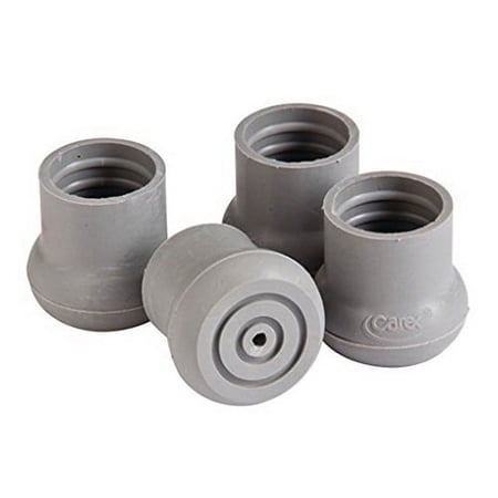 Carex Walker and Bath Bench Replacement Tips-Grey Color, 5.12 oz