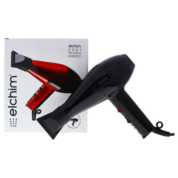 Séchoir à Cheveux Haute Pression 2001 - Noir par Elchim pour Unisexe - 1 Pce Séchoir à Cheveux