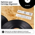 thumbnail image 5 of Hudson Hi-Fi Turntable Phonograph LP Phono Cartridge Stylus Alignment Protractor Tool–High Contrast (VTA Sold Separately), 5 of 7