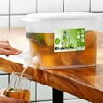thumbnail image 1 of Distributeur de Boissons en Verre, Distributeur de Boissons aux Fruits Récipient de Boissons pour Cuisine Maison Fête Bar, 1 of 8