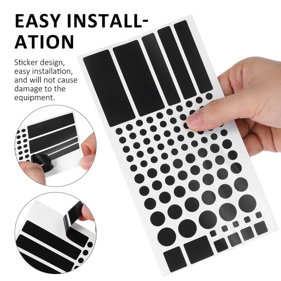 MIPCASE 2-Pack LED Light Cover Stickers Blackout Dimming Shades for Electronics, Light Blockers for Kindergarten Use