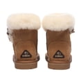 thumbnail image 5 of EVER AU Women Robin Horn Toggle button Mini Boots - Chestnut, 5 of 11