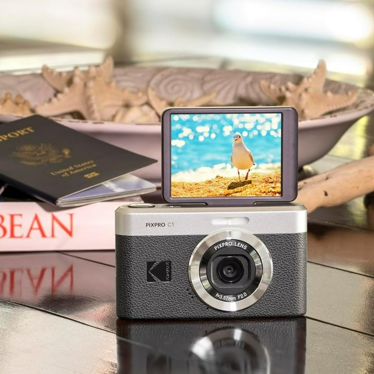 KODAK PIXPRO C1 Friendly Zoom 13MP 1080p Digital Camera (Black