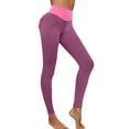 thumbnail image 4 of Aoochasliy Womens Pants High Waist Yoga Pants Slimming Booty Leggings Workout Running Butt Lift Tights Pants with pockets, 4 of 4