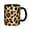 Black, variant on Leopard Animal Fur Texture Coffee Mug Fun Custom Ceramic Mugs 11oz Black