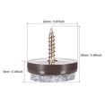thumbnail image 2 of Protector de Clavo para Pies de Muebles Tornillo de 22mm de Diámetro para Patas de Mesa de Madera 20pcs, 2 of 6