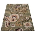 thumbnail image 3 of Rugsotic Carpets Hand Tufted Wool Eco-Friendly 4'x6' Area Rugs Rectangle Green Floral Modern High Pile Thick Handmade Anti Skid Indoor Rug for Living Room, Bedroom K00903, 3 of 5