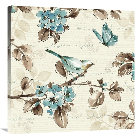 Global Gallery's 'Wing Prints III' By Pela Stretched Canvas Wall Art