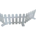 thumbnail image 4 of 5 pcs White Plastic Fence Accessories Posts Fence Accessories (Do not Contain Fence), 4 of 5