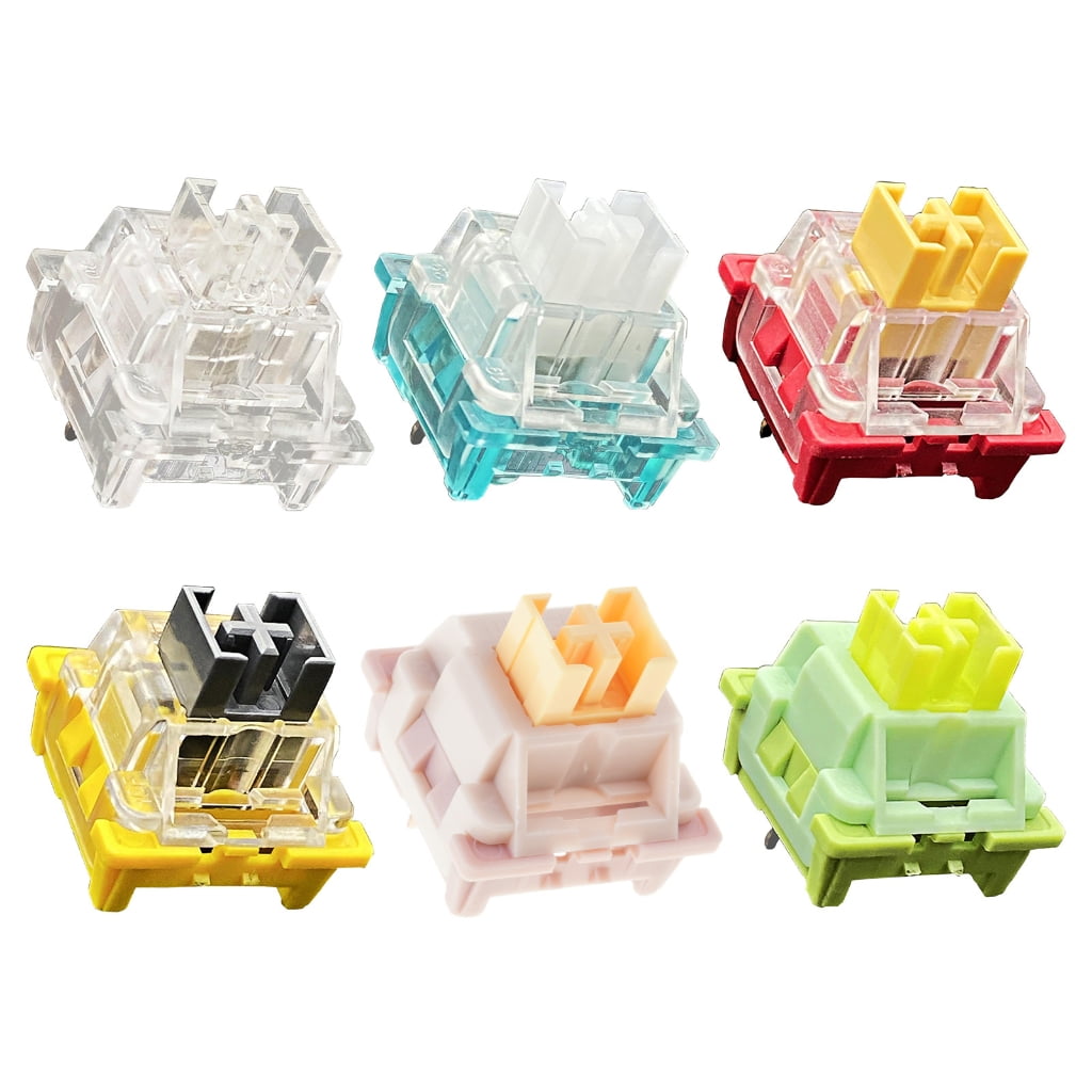 /Clicky Switches Mechanical Keyboard 3Pin Lube Gaming MX Switches Linear Tactile 70/90/110 Set