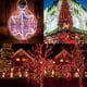 thumbnail image 2 of Cadena de luces para el hogar, 20 m, 200 LED, rojo y verde, 110 V, 2 of 7