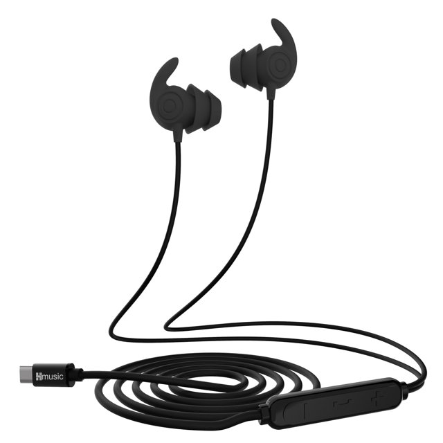 Auriculares para dormir con cable Hmusic USB C con aislamiento de ruido de 30 dB