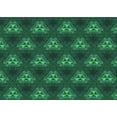 thumbnail image 1 of Ahgly Company Indoor Rectangle Patterned Deep Teal Green Area Rugs, 2' x 5', 1 of 6