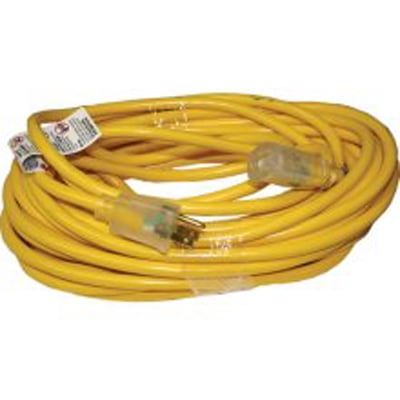 Coleman Cable 02687 10 3 Vinyl Outdoor Extension Cord with Lighted End, 25-Foot by Coleman Cable
