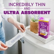 Poise Microliners Incontinence Panty Liners, 1 Drop Lightest Absorbency, Long, 50 Count