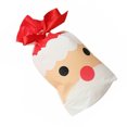 thumbnail image 4 of Envoltura con cordón de Navidad Bolsas de plástico para regalo Bolsa de galletas Bolsa de regalo de comida para fiesta de Navidad Papá Noel de nariz roja Sweethay  HA000377-05, 4 of 5