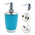 thumbnail image 5 of Unique Bargains 1 Set Elegant Soap Pump Dispenser Toothbrush Holder and Soap Dish Set for Bathroom for Laundry Rooms Blue, 5 of 6