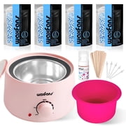 Waxfans Waxing Kit , Easy to Use Wax Warmer Kit for Hair Removal,Hard Wax Beads for Brazilian,for Sensitive Skin, Target Different Type of Hair