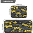 thumbnail image 3 of GZHJMY Cartoon Gamepad Kitchen Rug Set of 2 Non Slip Washable Cushioned Anti-Fatigue Kitchen Mat Comfort Standing Floor Mat for Kitchen Washroom Bedroom Carpet Runner, 3 of 7