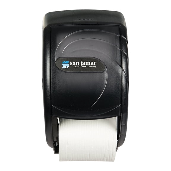 Duett Standard Bath Tissue Dispenser 2 Roll, 7 1/2w x 7d x 12 3/4h, Black Pearl