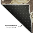 thumbnail image 5 of Addison Rugs Mayfield Premium Machine Washable Transitional Abstract Brown Rectangle Rug, 9' x 12', 5 of 6
