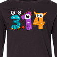 thumbnail image 4 of Inktastic Monsters Like Pi- Pi Day numbers Long Sleeve Youth T-Shirt, 4 of 5