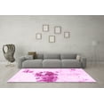 thumbnail image 3 of Ahgly Company Indoor Rectangle Abstract Pink Modern Area Rugs, 5' x 7', 3 of 4