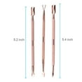 thumbnail image 2 of Triangle Cuticle Pusher & Double-Ended Cuticle Scraper - Durable Manicure Pedicure Tools, 2 of 6