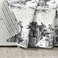 thumbnail image 2 of Lush Decor French Country Toile Cotton Reversible Single Throw Yellow/Gray 50X60, 2 of 9