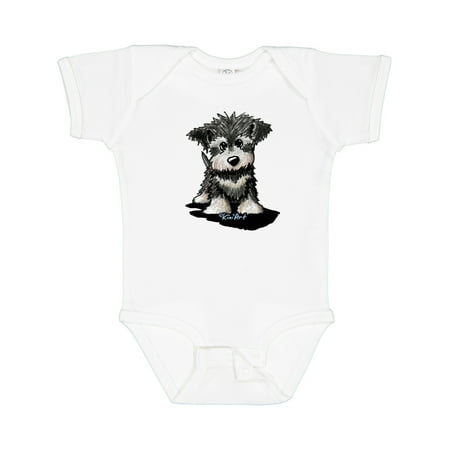 

Inktastic Schnauzer Pup Gift Baby Boy or Baby Girl Bodysuit