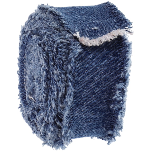 Luxshiny 1 Roll of Packing Ribbon Dark Blue Polyester for Christmas Projects for Women