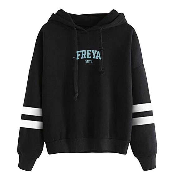 Freya Skye Logo Hoodie Merch Unisex Bagless Pullover Winter Fashion Harajuku Hooded