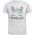 thumbnail image 2 of Birthday Girl Unicorn Mens T Shirt White SM, 2 of 2