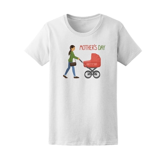 Mothers Day, Cute Mommy And Baby T-Shirt Women -Image by Shutterstock, Female Small