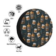 thumbnail image 4 of Rateoe Cigar Pattern Tire Cover Wheel Protectors Weatherproof Wheel Covers Universal Fit for Trailer Rv SUV Truck Camper Travel Trailers Accessories-16 inch, 4 of 6