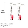 thumbnail image 3 of Pendientes de tijeras para mujer y niña con estampado gótico de sangre, pendientes de tijeras para fiesta de Halloween, pendientes de terror, 3 of 3