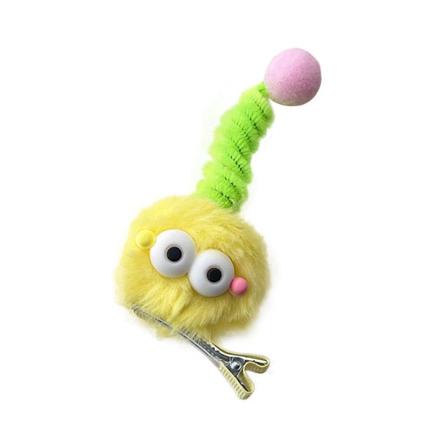 Pinzas para el cabello, regalos novedosos, pasador, linda decoración, accesorios para el cabello de moda. Amarillo
