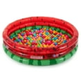 thumbnail image 4 of Intex Inflatable Kiddie Watermelon Pool w/Multi-Colored Fun Ballz, 100 Pack, 4 of 12
