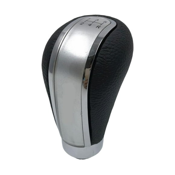 jinwen 5 Boutons de Vitesse Manuelle 3 Adaptateurs 0.8cm 1.0cm 1.2cm Levier en Cuir PU Tête Centrale