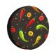 thumbnail image 1 of Fotbe Chili2 Funda de Llanta de Repuesto con Estampado, Engrosada, Ajuste Universal para Jeep, Remolque, RV, SUV, Camión-16 inch, 1 of 6