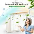 thumbnail image 4 of Dznils Toilet Paper Holder with Bamboo Lid for Bathroom Storage, Foldable and Waterproof, Up to 12 Rolls, Beige, 4 of 11