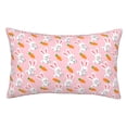 thumbnail image 1 of Balery Rabbit And Carrot Funda de Cojín Estampada, Regalos para Mujeres, Regalos de Amor para Ella, Regalos para Novia o Esposa, Funda de Almohada-20"x30", 1 of 6