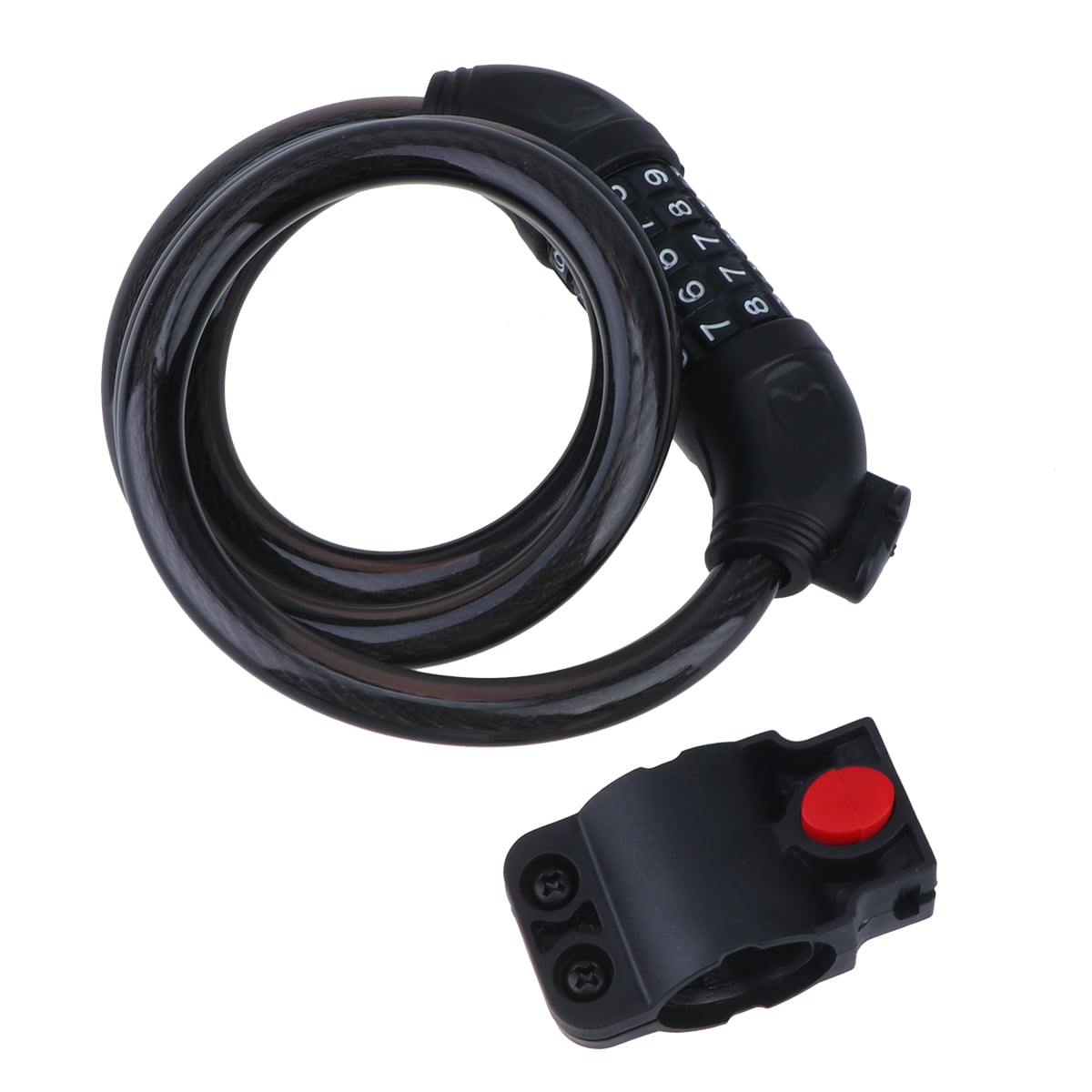 Details about   Black Color 5 Digit Combination Password Bicycle Cable Chain Lock 