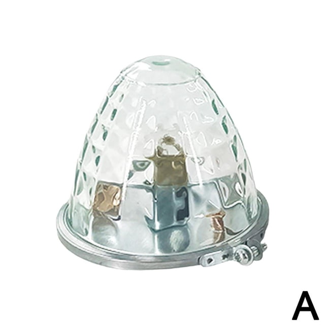 1156 Bulb Truck Side Marker Light Watermelon Glass Lens Light 12V 24V Indicator Warning Light