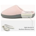 thumbnail image 3 of Dream Pairs Slippers For Women Memory Foam Winter Slippers Faux Fur Anti-slip House Slippers TILLIA PINK Size 12, 3 of 5
